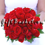 Букет невесты Королевский из красных роз